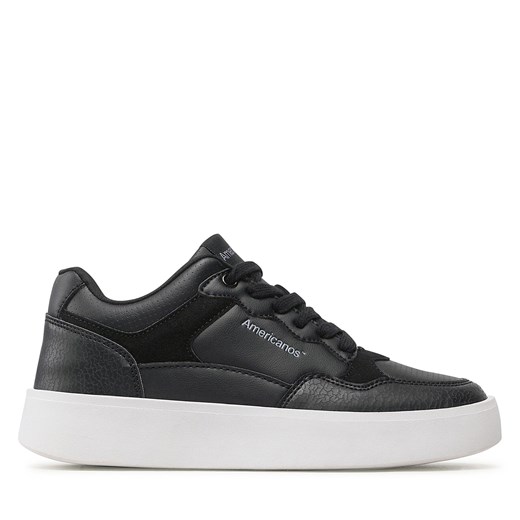 Sneakersy Americanos WPRS-2021W12031 Black ze sklepu eobuwie.pl w kategorii Trampki damskie - zdjęcie 171518486