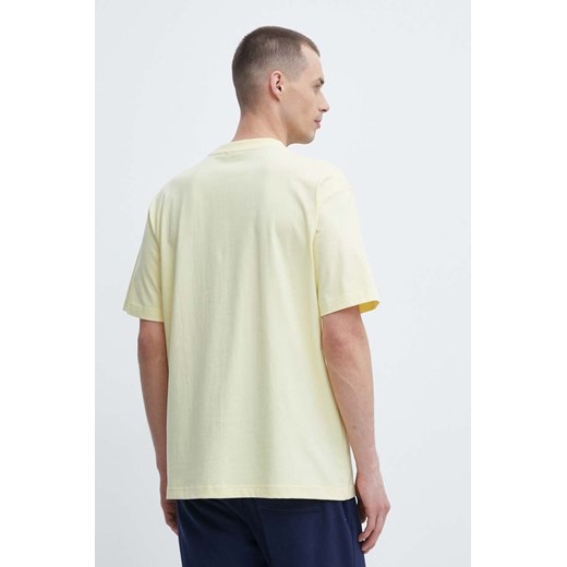 Fila t-shirt bawełniany Loum męski kolor żółty gładki FAM0676 Fila XL ANSWEAR.com