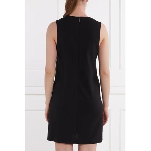 Sukienka Calvin Klein z okrągłym dekoltem mini prosta 