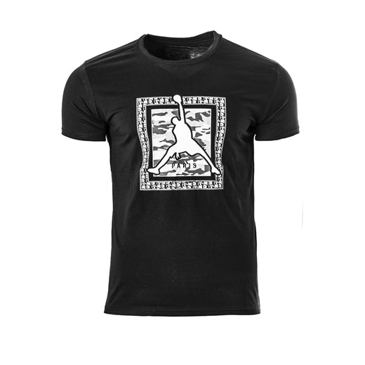 Męska koszulka T-880 - czarna ze sklepu Risardi w kategorii T-shirty męskie - zdjęcie 171524505
