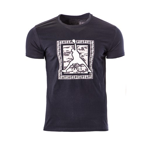 Męska koszulka T-880 - granatowa ze sklepu Risardi w kategorii T-shirty męskie - zdjęcie 171524507