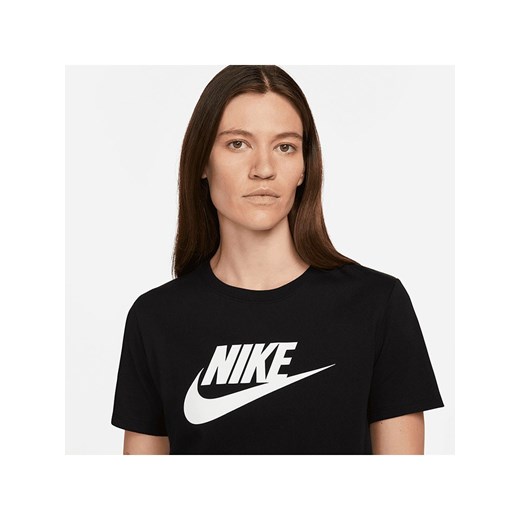 Bluzka damska Nike z krótkimi rękawami z okrągłym dekoltem w sportowym stylu 