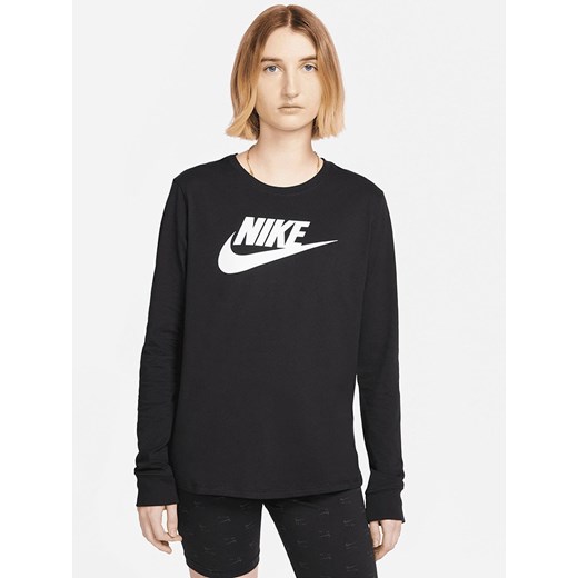 Bluzka damska Nike w sportowym stylu z okrągłym dekoltem