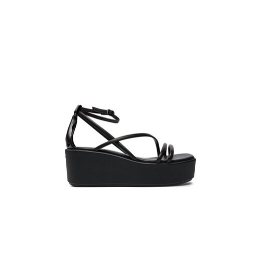 Calvin Klein Sandały Wedge Sandal 30 Lth HW0HW01949 Czarny ze sklepu MODIVO w kategorii Sandały damskie - zdjęcie 171529148