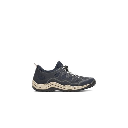 Rieker Sneakersy L0551-14 Granatowy ze sklepu MODIVO w kategorii Buty sportowe damskie - zdjęcie 171529155