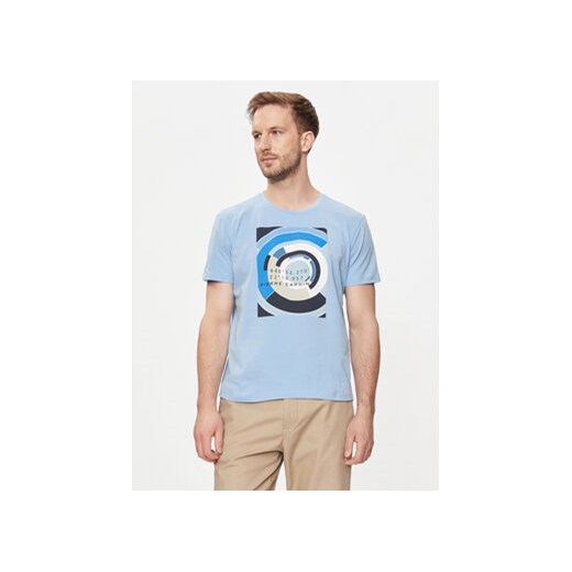 Pierre Cardin T-Shirt C5 21050.2101 Niebieski Regular Fit ze sklepu MODIVO w kategorii T-shirty męskie - zdjęcie 171529657