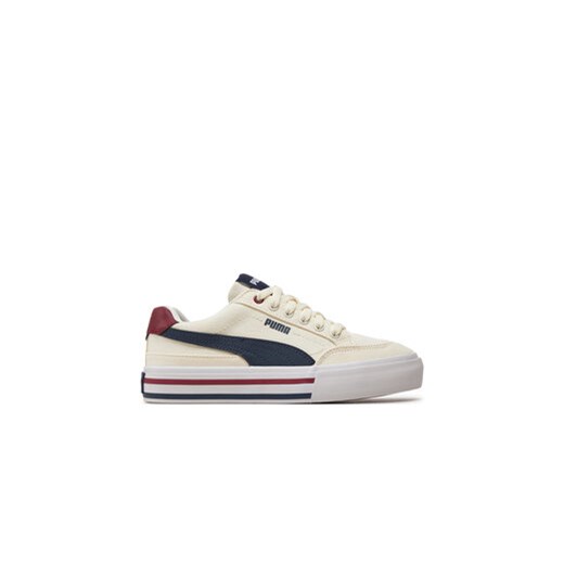 Puma Tenisówki Court Classic Vulc Fs Jr 396558-01 Écru ze sklepu MODIVO w kategorii Trampki dziecięce - zdjęcie 171529859