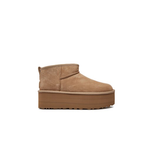 Ugg Buty Classic Ultra Mini Platform 1135092 Beżowy ze sklepu MODIVO w kategorii Śniegowce damskie - zdjęcie 171529955