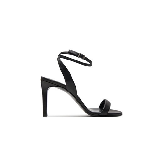 Calvin Klein Sandały Heel Sandal 90 Lth HW0HW01945 Czarny ze sklepu MODIVO w kategorii Sandały damskie - zdjęcie 171530056