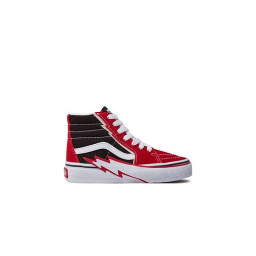 Vans Sneakersy Sk8-Hi Bolt VN000BVJREB1 Czerwony ze sklepu MODIVO w kategorii Trampki dziecięce - zdjęcie 171530155