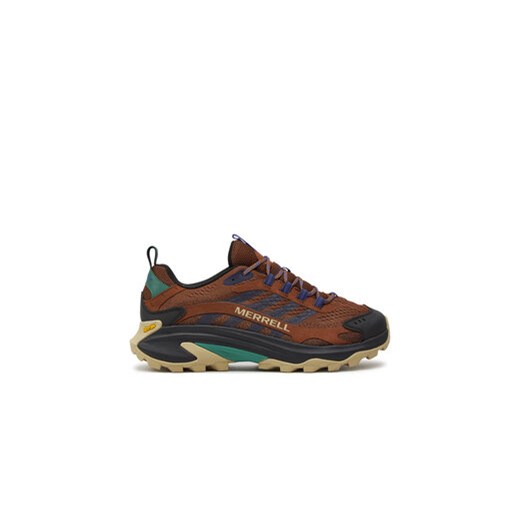 Merrell Sneakersy Moab Speed 2 J037533 Brązowy ze sklepu MODIVO w kategorii Buty sportowe męskie - zdjęcie 171530228