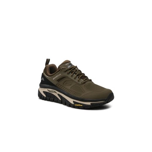 Skechers Sneakersy Recon 237333/OLBK Khaki ze sklepu MODIVO w kategorii Buty sportowe męskie - zdjęcie 171530755