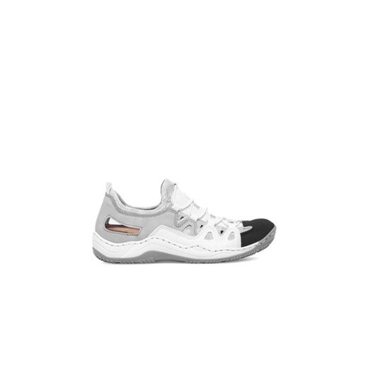 Rieker Sneakersy L0539-80 Biały ze sklepu MODIVO w kategorii Buty sportowe damskie - zdjęcie 171530798