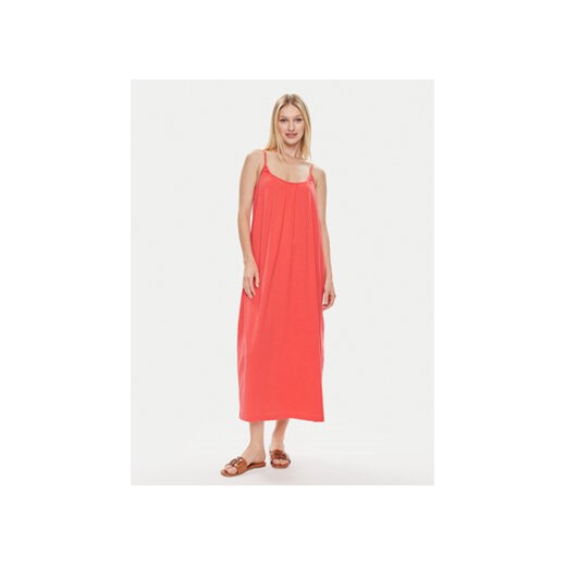 Vero Moda Sukienka letnia Luna 10286077 Czerwony Regular Fit ze sklepu MODIVO w kategorii Sukienki - zdjęcie 171530858