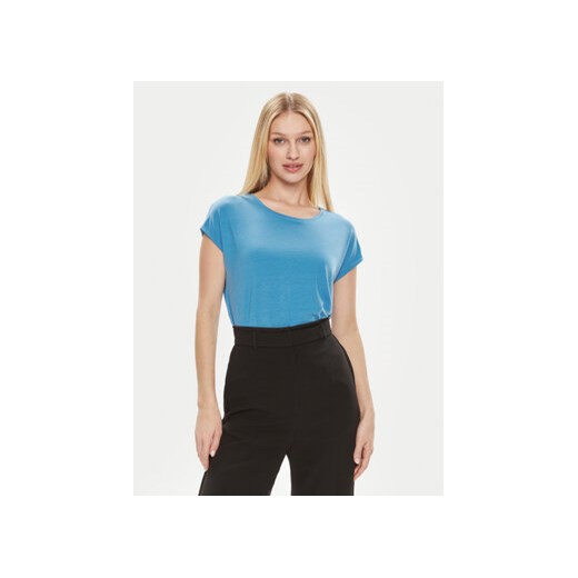 Vero Moda T-Shirt Ava 10284468 Niebieski Regular Fit ze sklepu MODIVO w kategorii Bluzki damskie - zdjęcie 171530878