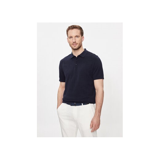Selected Homme Polo Berg 16092437 Niebieski Regular Fit ze sklepu MODIVO w kategorii T-shirty męskie - zdjęcie 171531107