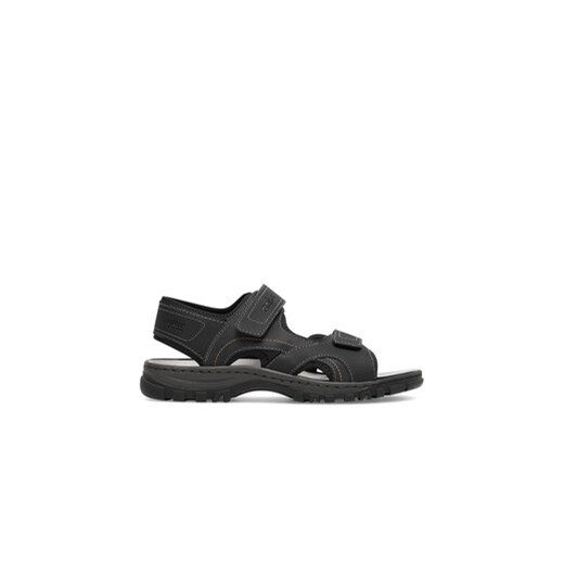 Rieker Sandały 25053-00 Czarny ze sklepu MODIVO w kategorii Sandały męskie - zdjęcie 171531155
