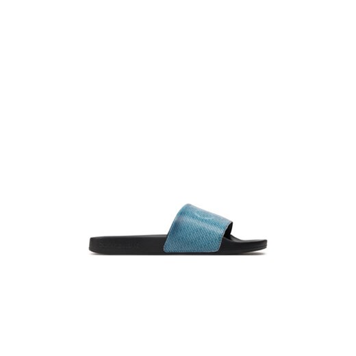 Calvin Klein Jeans Klapki Slide Lenticular YM0YM00953 Niebieski ze sklepu MODIVO w kategorii Klapki męskie - zdjęcie 171531166