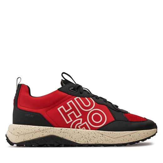 Sneakersy Hugo 50498701 Open Red 640 ze sklepu eobuwie.pl w kategorii Buty sportowe męskie - zdjęcie 171531465