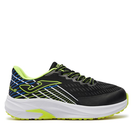 Sneakersy Joma Super Cross JCROSS2401 Black/Lemon Fluor ze sklepu eobuwie.pl w kategorii Buty sportowe dziecięce - zdjęcie 171531905