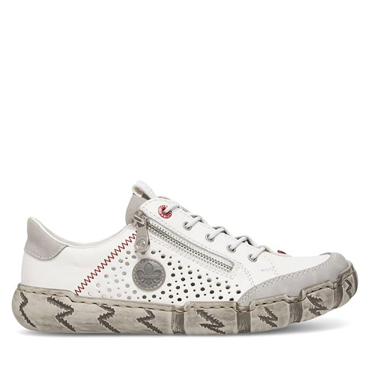 Sneakersy Rieker L0355-80 White ze sklepu eobuwie.pl w kategorii Półbuty damskie - zdjęcie 171533115