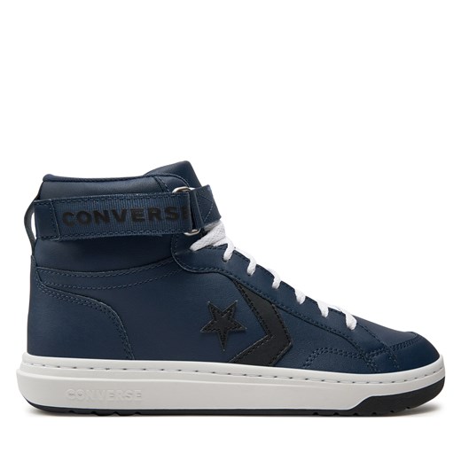 Sneakersy Converse Pro Blaze V2 Leather A06626C Granatowy ze sklepu eobuwie.pl w kategorii Buty sportowe męskie - zdjęcie 171533236