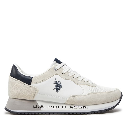Sneakersy U.S. Polo Assn. CleeF006 CLEEF006/4TS1 Biały ze sklepu eobuwie.pl w kategorii Buty sportowe męskie - zdjęcie 171533659