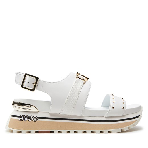 Sandały Liu Jo Maxi Wonder Sandal 27 BA4107 P0102 White 01111 ze sklepu eobuwie.pl w kategorii Sandały damskie - zdjęcie 171534086