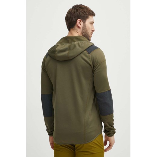 Viking bluza sportowa Yosemite męska kolor zielony z kapturem wzorzysta Viking XXL ANSWEAR.com