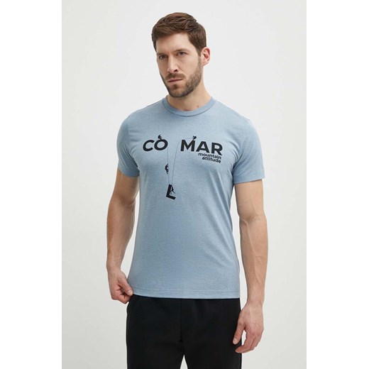 Colmar t-shirt męski kolor niebieski z nadrukiem ze sklepu ANSWEAR.com w kategorii T-shirty męskie - zdjęcie 171535876