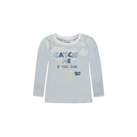 Chłopięca niemowlęca bluzka z długim rękawem niebieska ze sklepu 5.10.15 w kategorii Kaftaniki i bluzki - zdjęcie 171536885