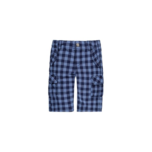 Chłopięce spodnie bermudy w kratę ze sklepu 5.10.15 w kategorii Spodenki chłopięce - zdjęcie 171536939