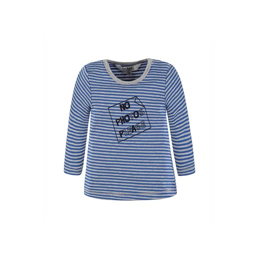 Chłopięca koszulka w niebiesko szare paski ze sklepu 5.10.15 w kategorii Kaftaniki i bluzki - zdjęcie 171536948