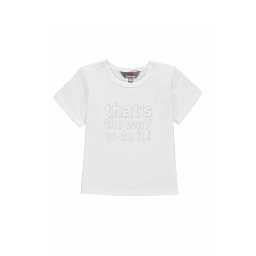 T-shirt chłopięcy biały That's the way to do it! ze sklepu 5.10.15 w kategorii Koszulki niemowlęce - zdjęcie 171536977