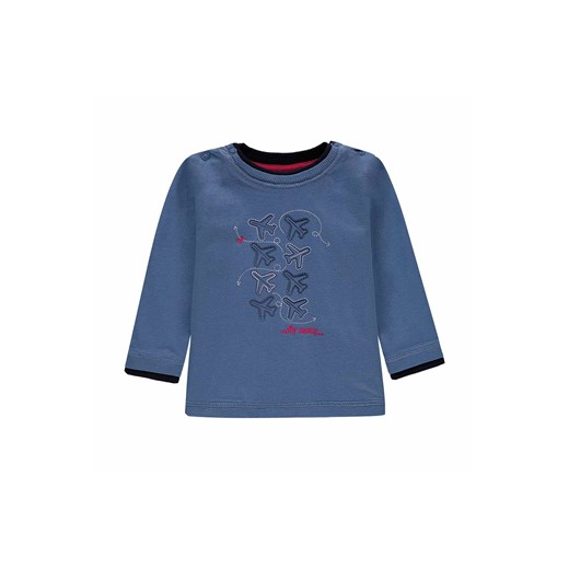 Chłopięca niemowlęca koszulka w samoloty niebieska ze sklepu 5.10.15 w kategorii Kaftaniki i bluzki - zdjęcie 171537028