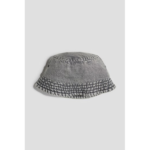 H & M - Bawełniany kapelusz wędkarski - Szary ze sklepu H&M w kategorii Czapki dziecięce - zdjęcie 171537268