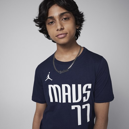 T-shirt dla dużych dzieci Jordan NBA Dallas Mavericks Statement Edition - Jordan XL Nike poland