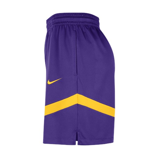 Spodenki męskie 21 cm Nike Dri-FIT NBA Los Angeles Lakers Icon Practice - Fiolet Nike M Nike poland