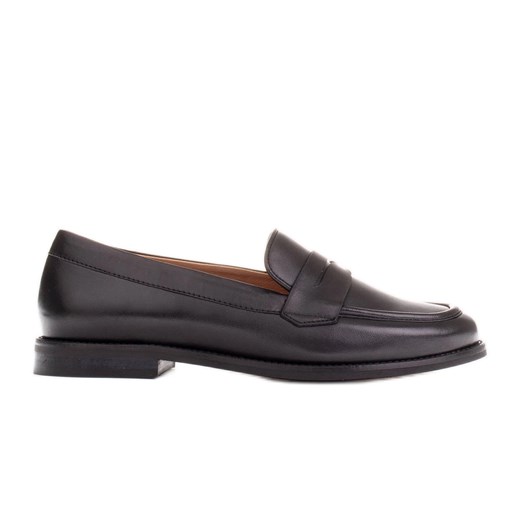 Marco Shoes Mokasyny ze skóry licowej 2231P-001-1 czarne ze sklepu ButyModne.pl w kategorii Mokasyny damskie - zdjęcie 171537865