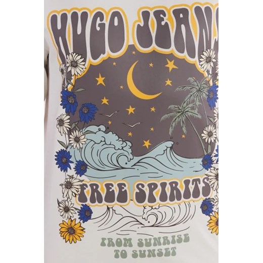 Hugo Blue T-shirt Nirito | Regular Fit Hugo Blue XXL Gomez Fashion Store okazja