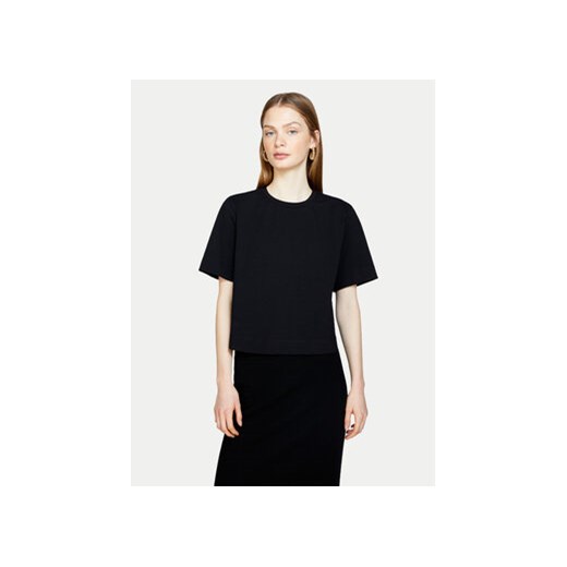 Sisley T-Shirt 3OQ6L104Q Czarny Regular Fit ze sklepu MODIVO w kategorii Bluzki damskie - zdjęcie 171540366