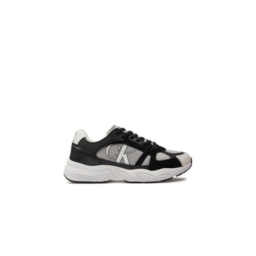 Calvin Klein Sneakersy Retro Tennis YM0YM00696 Biały ze sklepu MODIVO w kategorii Buty sportowe męskie - zdjęcie 171540386