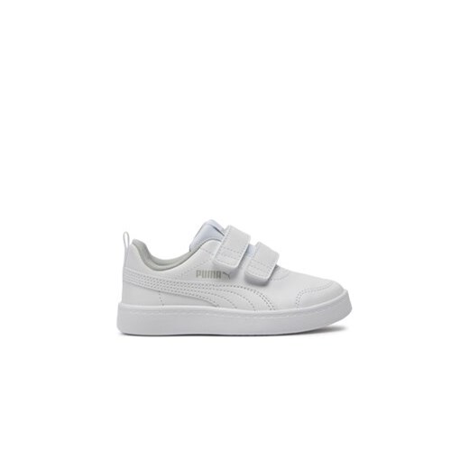 Puma Sneakersy Courtflex v2 V Ps 371543 04 Biały ze sklepu MODIVO w kategorii Trampki dziecięce - zdjęcie 171540467