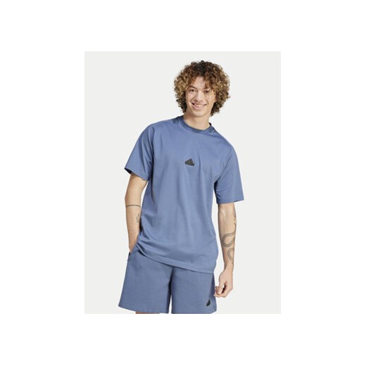 adidas T-Shirt Z.N.E. IR5234 Niebieski Loose Fit ze sklepu MODIVO w kategorii T-shirty męskie - zdjęcie 171540846