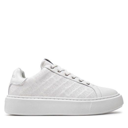 Sneakersy KARL LAGERFELD KL62214 White Lthr ze sklepu eobuwie.pl w kategorii Trampki damskie - zdjęcie 171542248