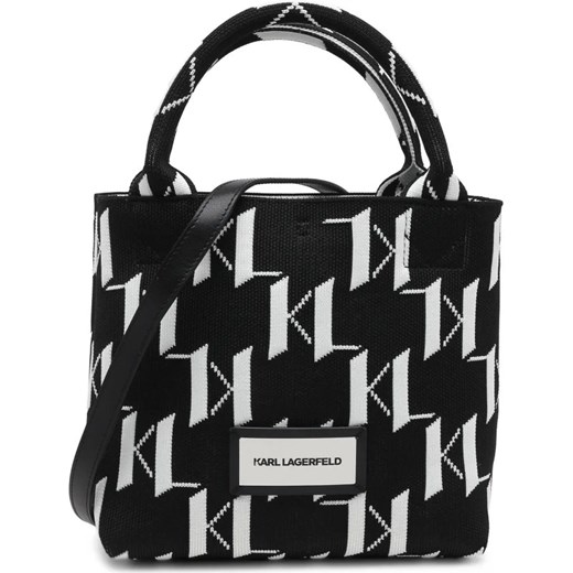 Karl Lagerfeld Torebka na ramię k/monogram knit ze sklepu Gomez Fashion Store w kategorii Kuferki - zdjęcie 171542548