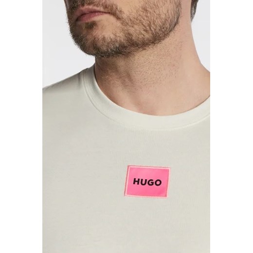 T-shirt męski Hugo Boss z elastanu 