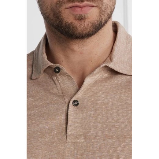 BOSS BLACK Lniane polo Press 56 | Regular Fit M Gomez Fashion Store okazja