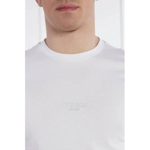 GUESS T-shirt AIDY CN SS TEE | Slim Fit Guess M wyprzedaż Gomez Fashion Store