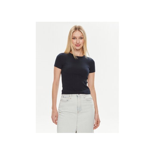 Vero Moda T-Shirt Chloe 10306894 Granatowy Tight Fit ze sklepu MODIVO w kategorii Bluzki damskie - zdjęcie 171543057